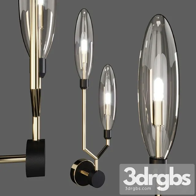 Maytoni Wall Lamp Ventura Mod012 Wl 02 G 3D Model Download