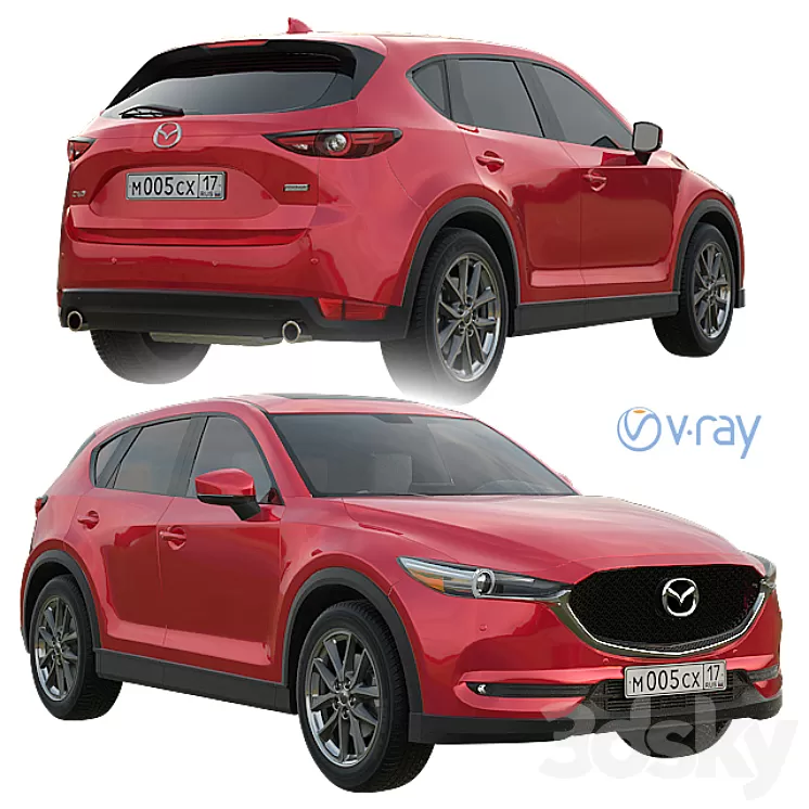 Mazda CX-5 2017 3D Model