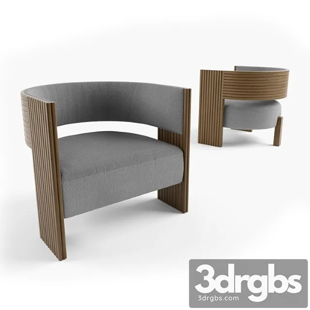 Mcguire kanan lounge chair 2 3D Model Download Mcguire kanan lounge chair 2 3D Model Download