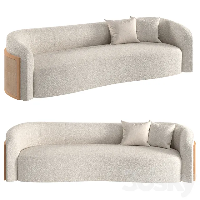 MCGUIRE NAMI SOFA 3D Model MCGUIRE NAMI SOFA 3D Model