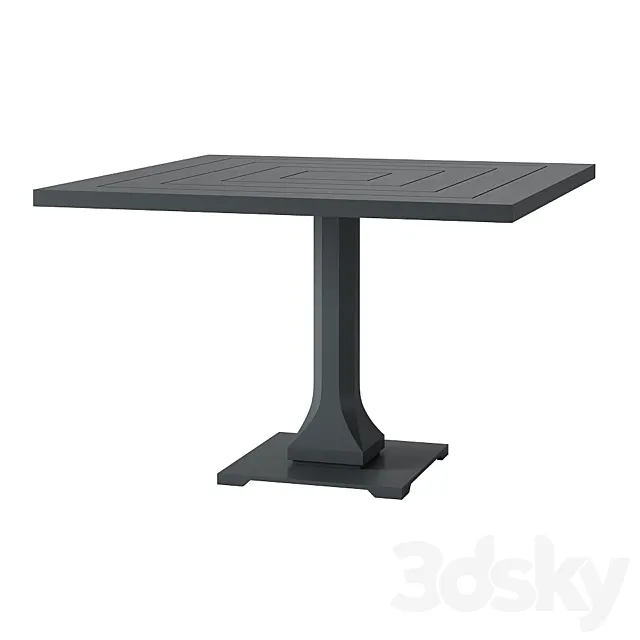 Mckinnonharris Mundy Square outdoor dining table 1 3D Model