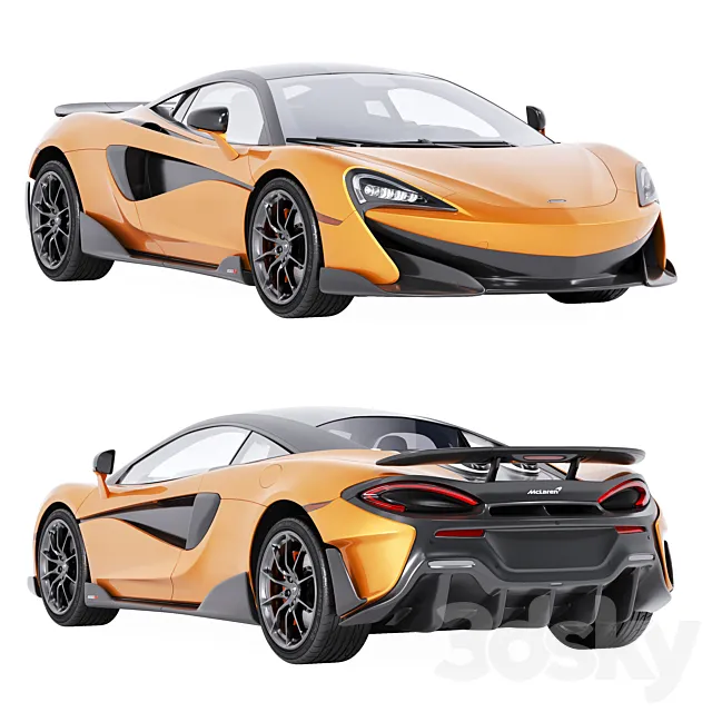 McLaren 600LT 3D Model