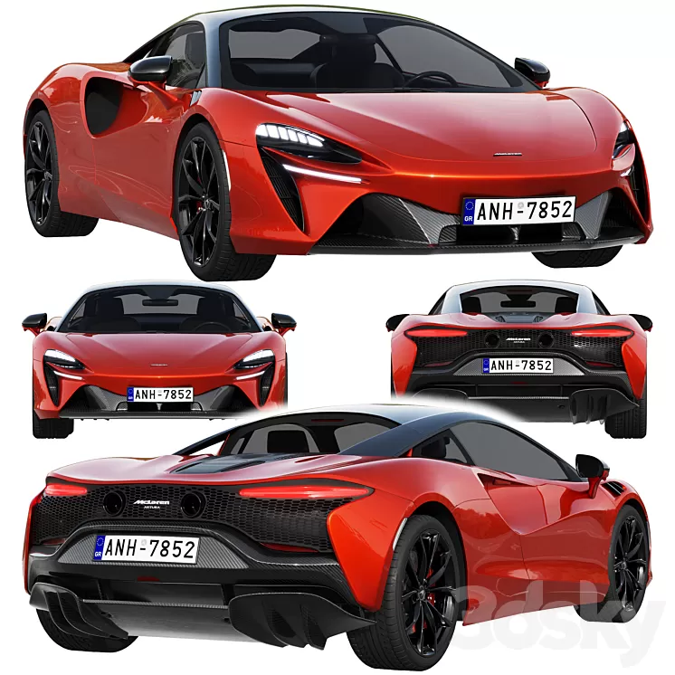 McLaren Artura 2022 3D Model Free Download