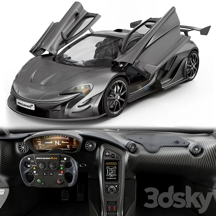 McLaren_P1 3D Model Free Download