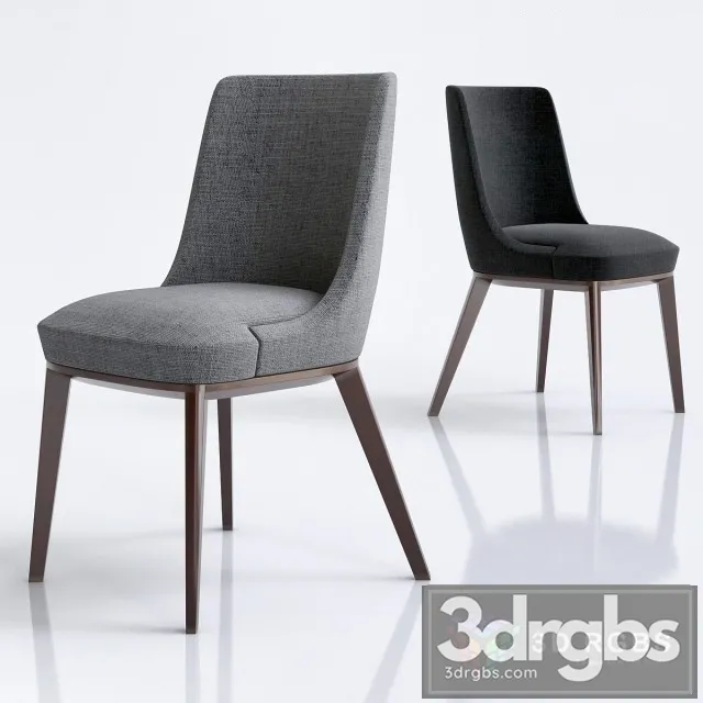 MCM Mabel Dining Chair 3D Model Download MCM Mabel Dining Chair 3D Model Download