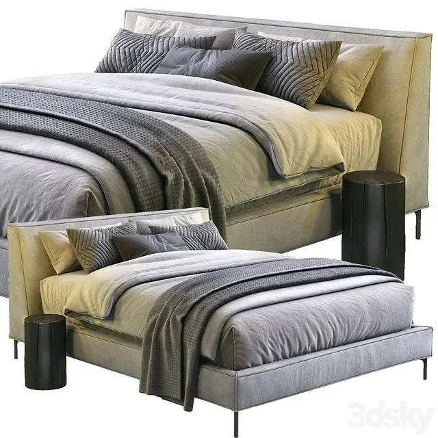 Md House Bed CLOVER 3D Model