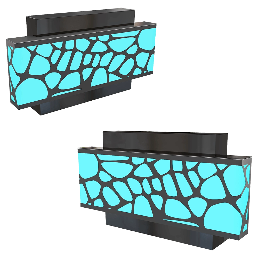 MDD – Reception desk Organic 3D Model