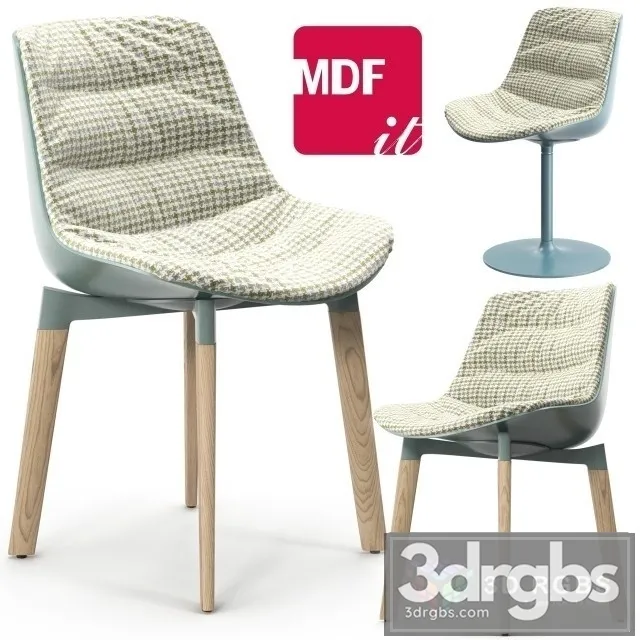 MDF Flow Color Chair 3D Model Download MDF Flow Color Chair 3D Model Download