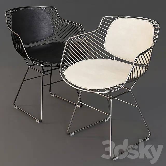 MDF Italia: ArmChair – Flow Filo Indoor and Outdoor with Cover 3D Model