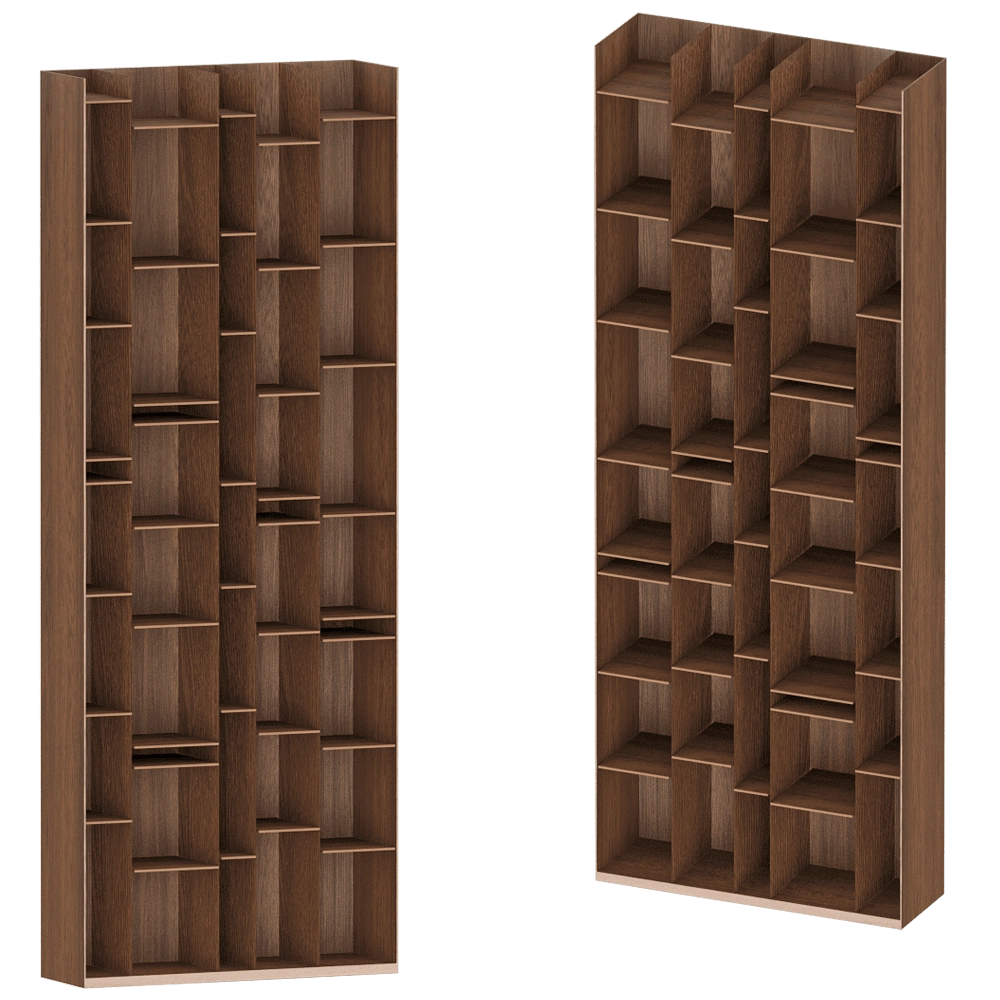 MDF Italia – Bookcase Random 3D Model MDF Italia – Bookcase Random 3D Model