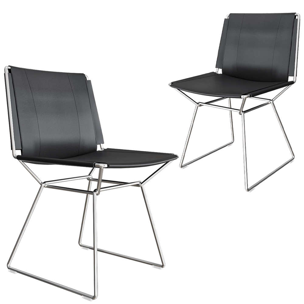 MDF Italia – Chair Nail Leather 3D Model MDF Italia – Chair Nail Leather 3D Model