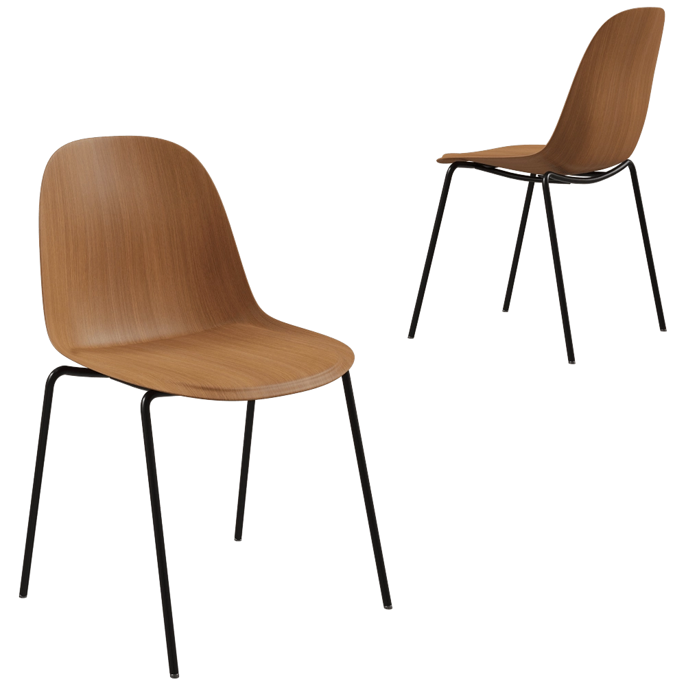 MDF Italia – Chair Press base stackable 3D Model