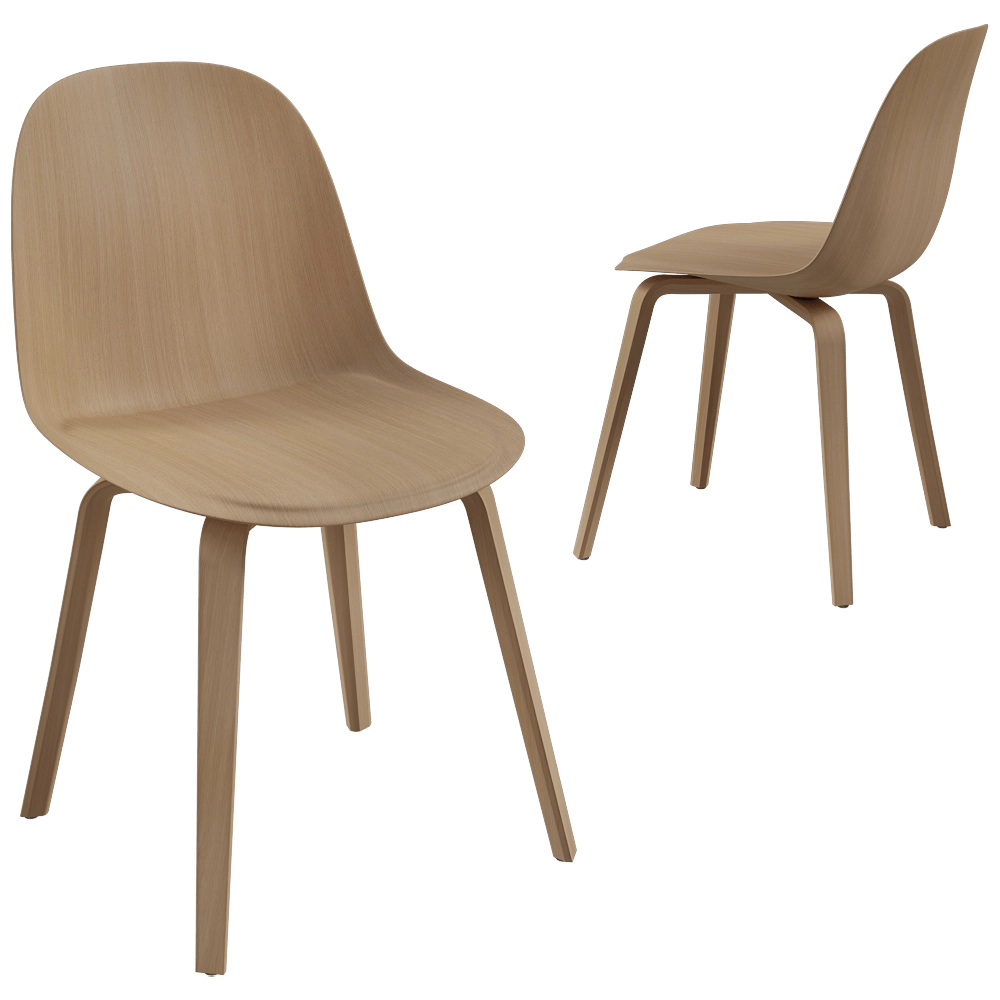 MDF Italia – Chair Press wood base 3D Model