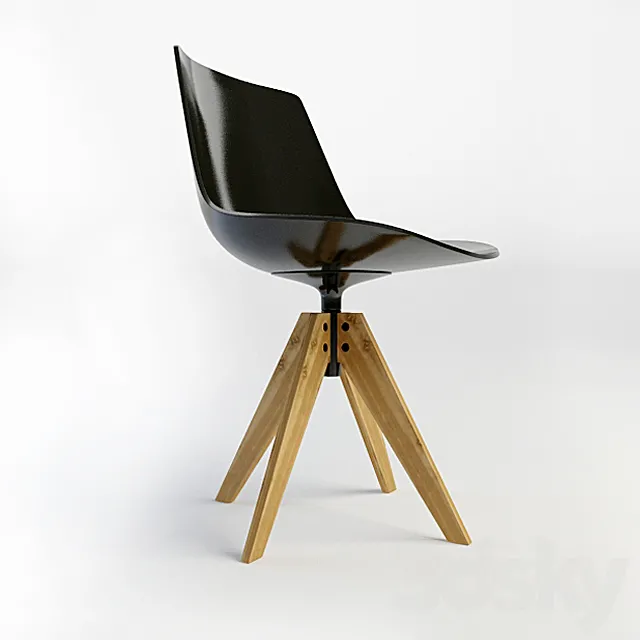 MDF Italia FLOW CHAIR 3D Model MDF Italia FLOW CHAIR 3D Model