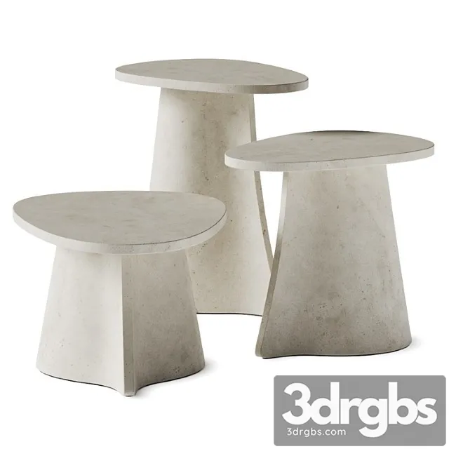 Mdf Italia Fossil Coffee Table 3D Model Download