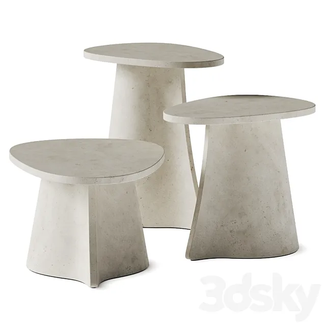 Mdf Italia Fossil Coffee Table 3DModel Mdf Italia Fossil Coffee Table 3DModel