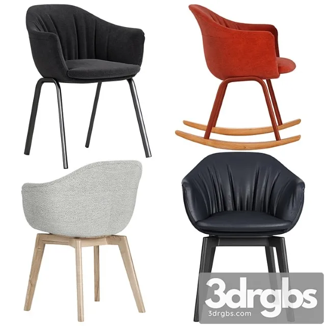 Mdf italia siena armchair 2 3D Model Download Mdf italia siena armchair 2 3D Model Download