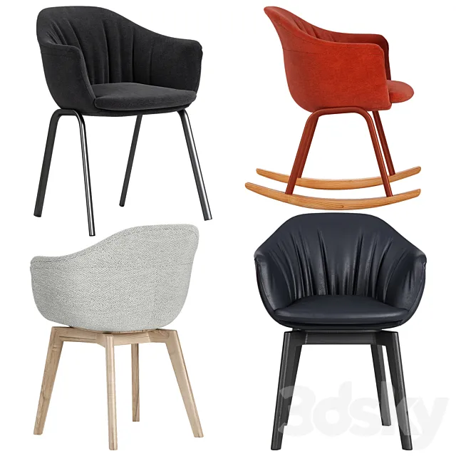 MDF Italia Siena armchair 3DModel MDF Italia Siena armchair 3DModel