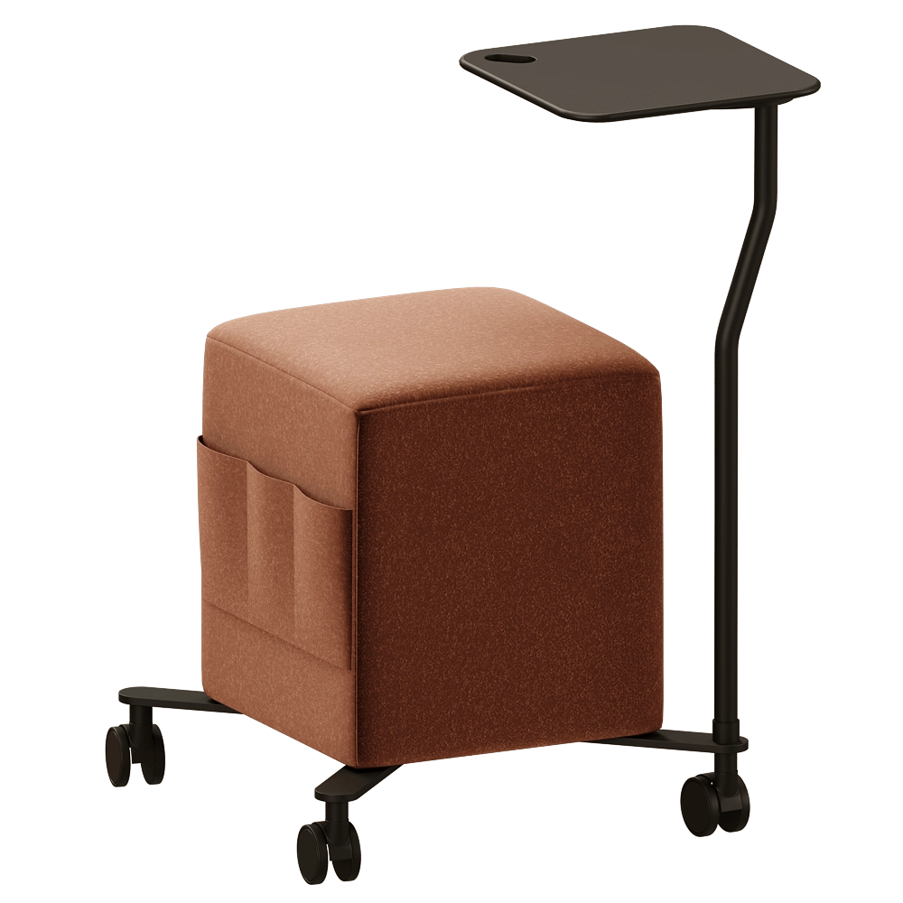 MDF Italia – Stool on casters 3D Model