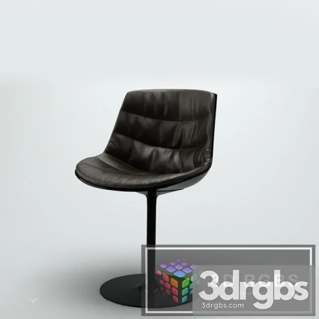 Mdfitalia Flow Chair Central Base Padded 3D Model Download Mdfitalia Flow Chair Central Base Padded 3D Model Download