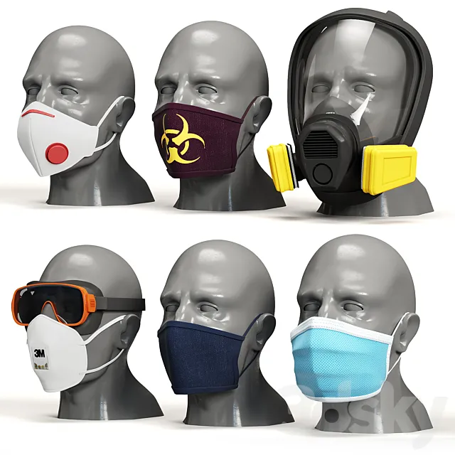 Means of protection 3D Model