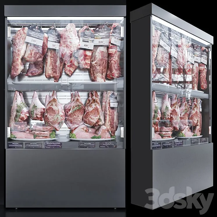 Meat store 3D Model