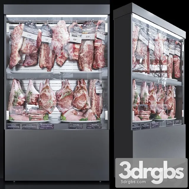Meat store 3D Model Download