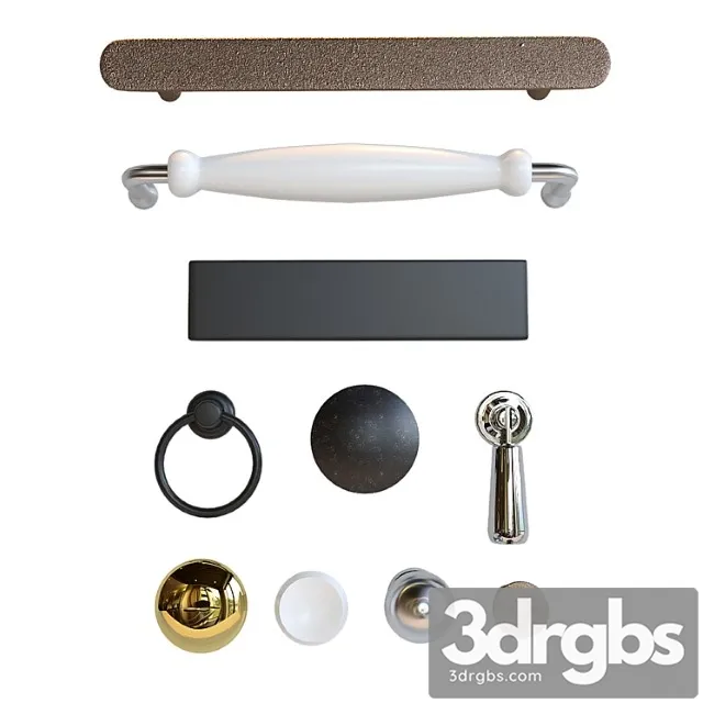 Mebelnye Ruchki Ikea 3D Model Download