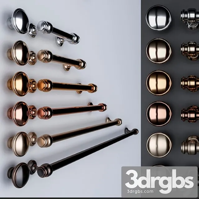 Mebelnye Ruchki R16 3D Model Download