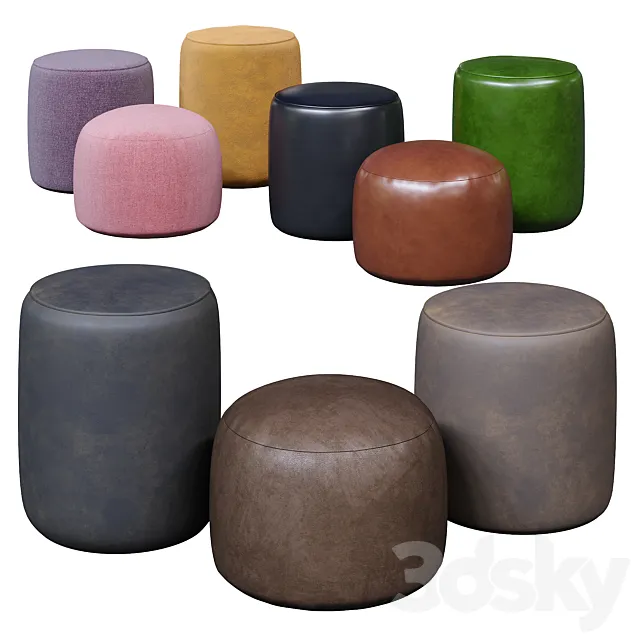 Meble Taranko Aspen Puf 3D Model