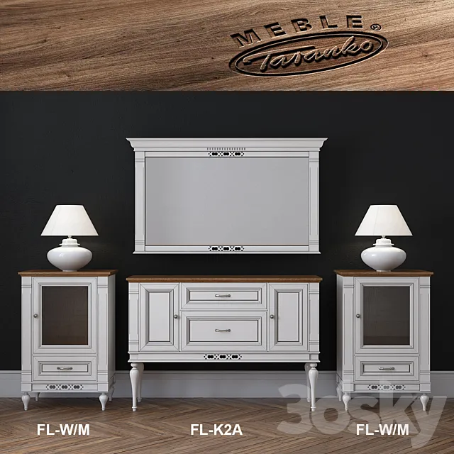 Meble Taranko. Kolekcja Florencja Set 2 3DModel Meble Taranko. Kolekcja Florencja Set 2 3DModel