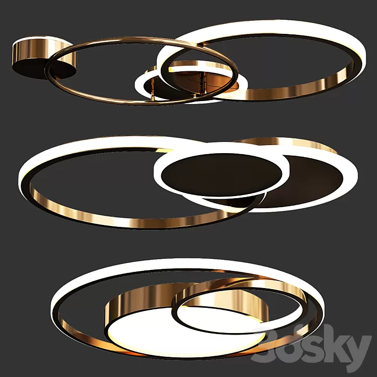 Medea ceiling lamp collection 3D Model