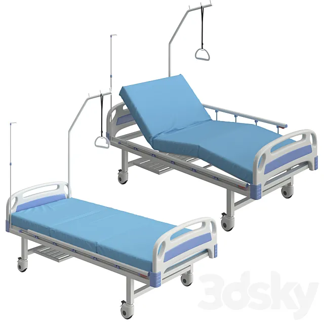 Medical Bed 3D Model Medical Bed 3D Model