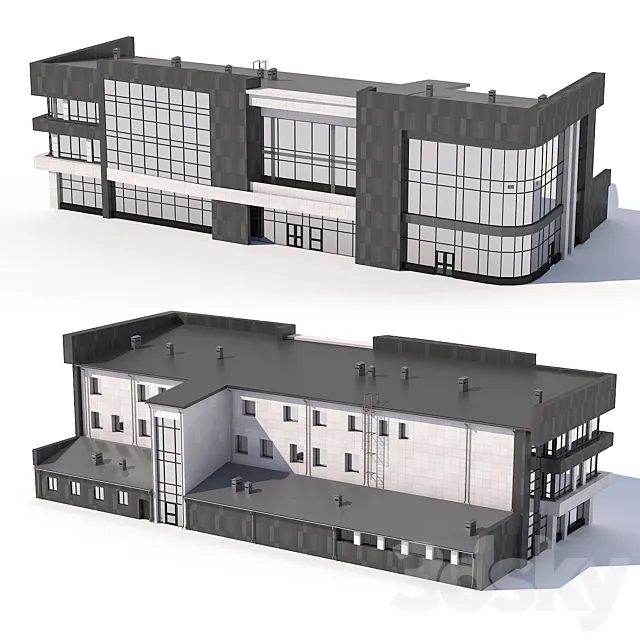 Medical Center 3D Model