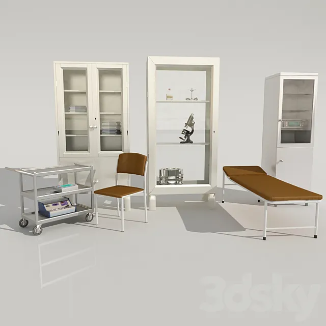 Medical equipment (doctor’s office) 3D Model