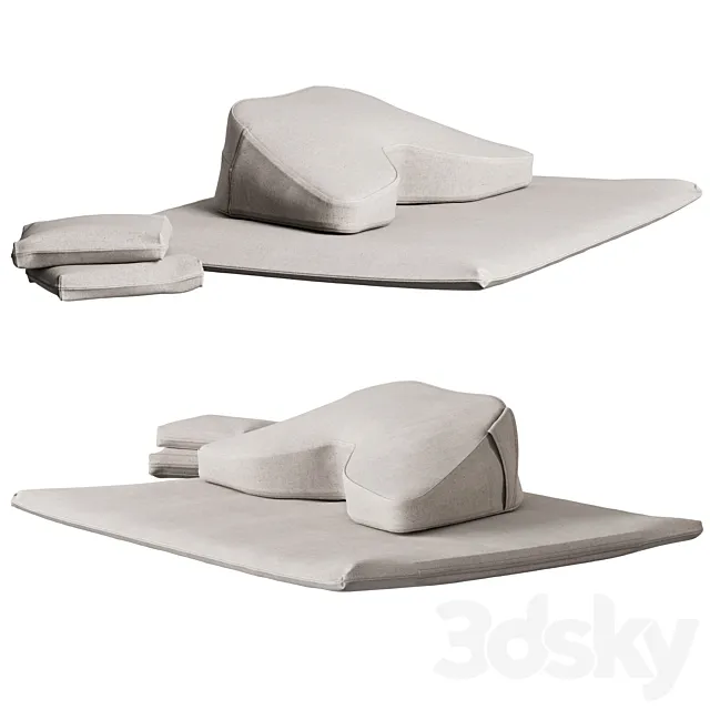 meditation cushion 3D Model meditation cushion 3D Model