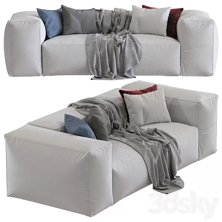 MEDITERRANEO | Modular garden sofa 3D Model