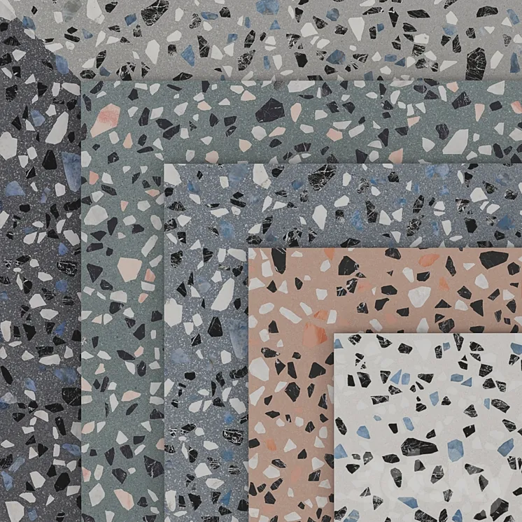 Medley classic terrazzo 3D Model Free Download