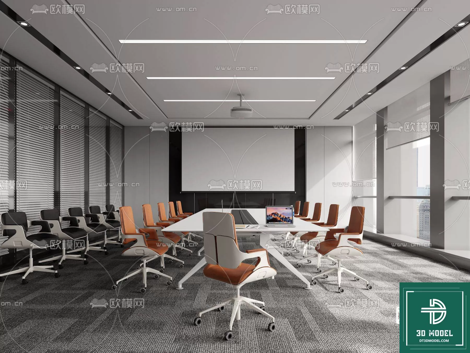 MEETING ROOM – OFFICE – 3D SCENES – 058