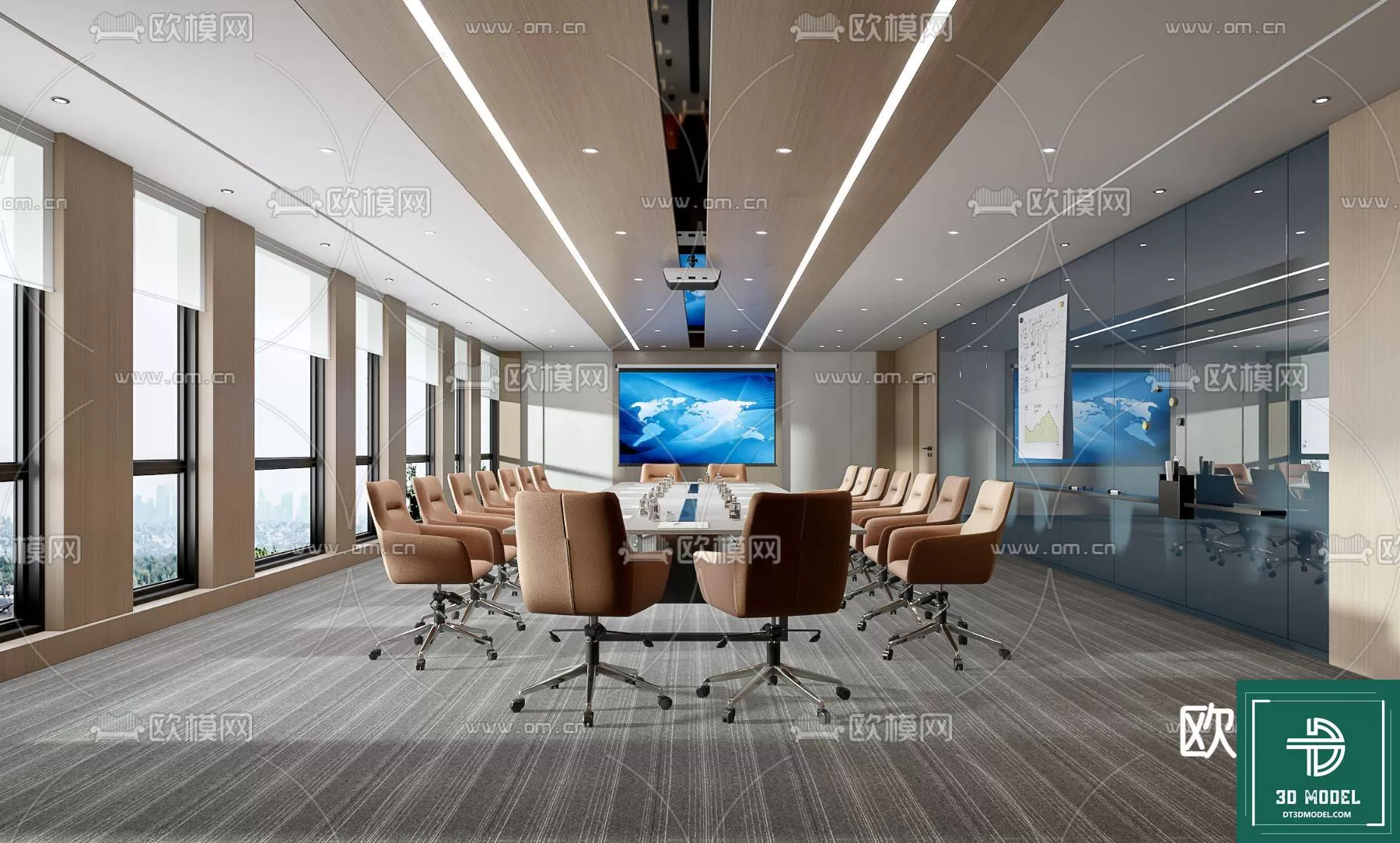 MEETING ROOM – OFFICE – 3D SCENES – 063