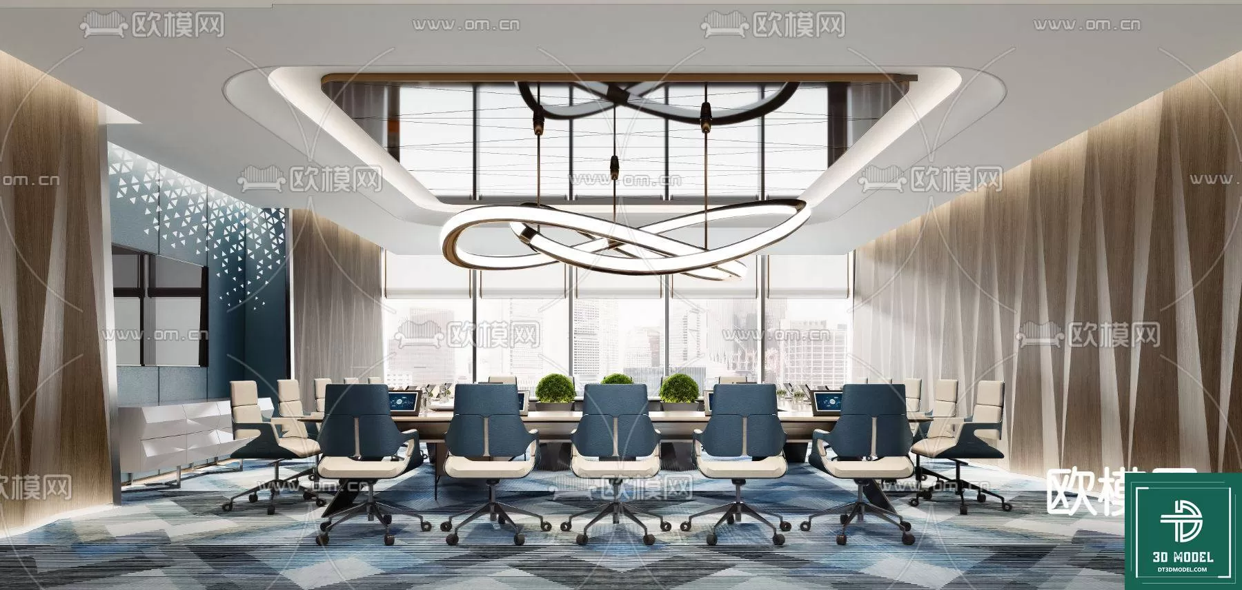 MEETING ROOM – OFFICE – 3D SCENES – 075