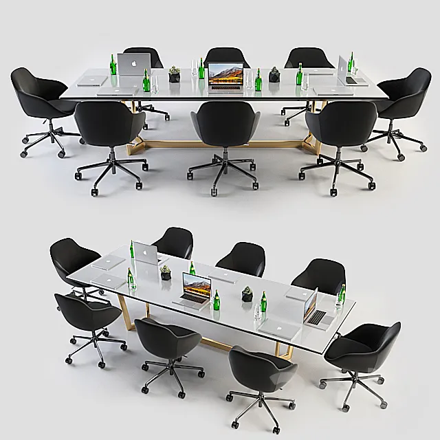 meeting room set 01 3D Model