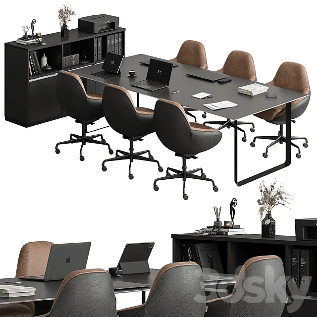 Meeting Table – Office Furniture 434 3D Model Meeting Table – Office Furniture 434 3D Model