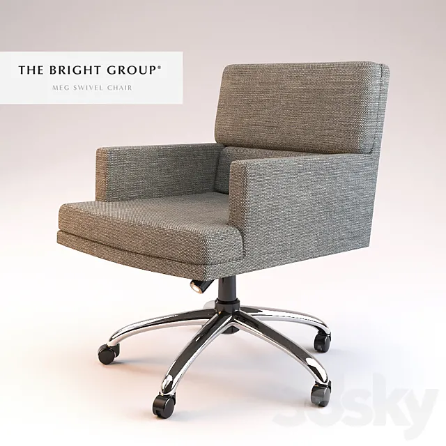 MEG SWIVEL CHAIR 3D Model MEG SWIVEL CHAIR 3D Model