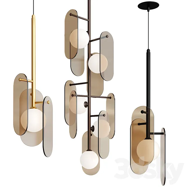 MEGALITH pendant lamp 3D Model MEGALITH pendant lamp 3D Model