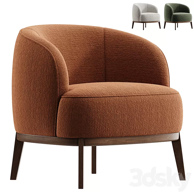 Megan Armchair by Domkapa 3D Model Free Download