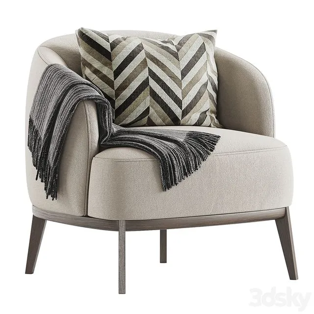 Megan Armchair By Sweetpeaandwillow 3D Model Megan Armchair By Sweetpeaandwillow 3D Model