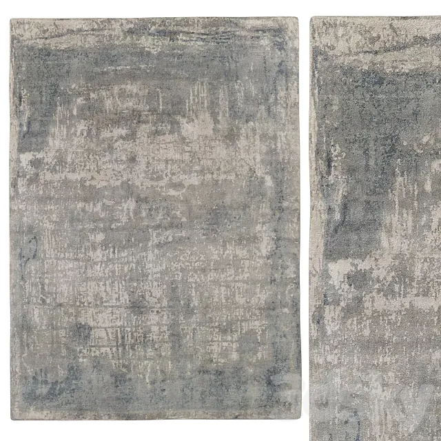 MEHTA HAND-KNOTTED WOOL RUG 3D Model