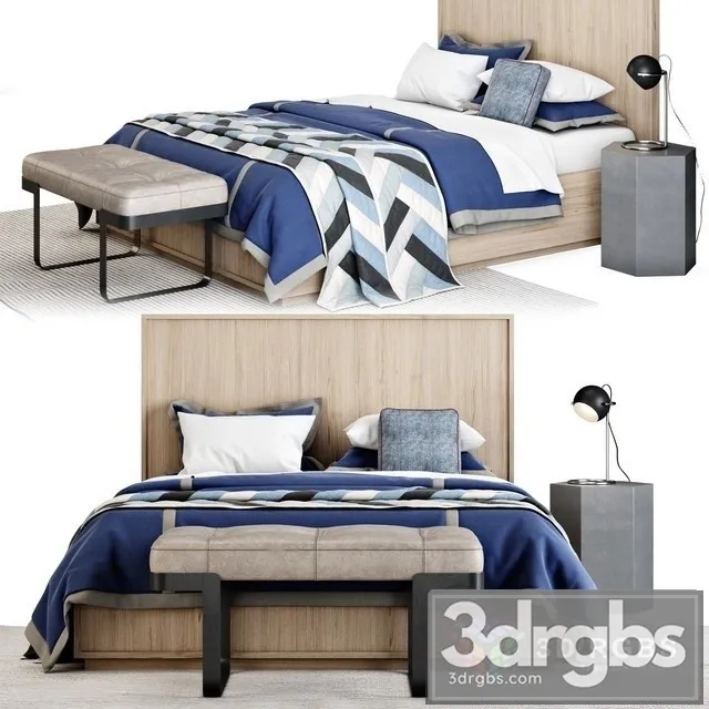 Meier Panel Bed 3D Model Download