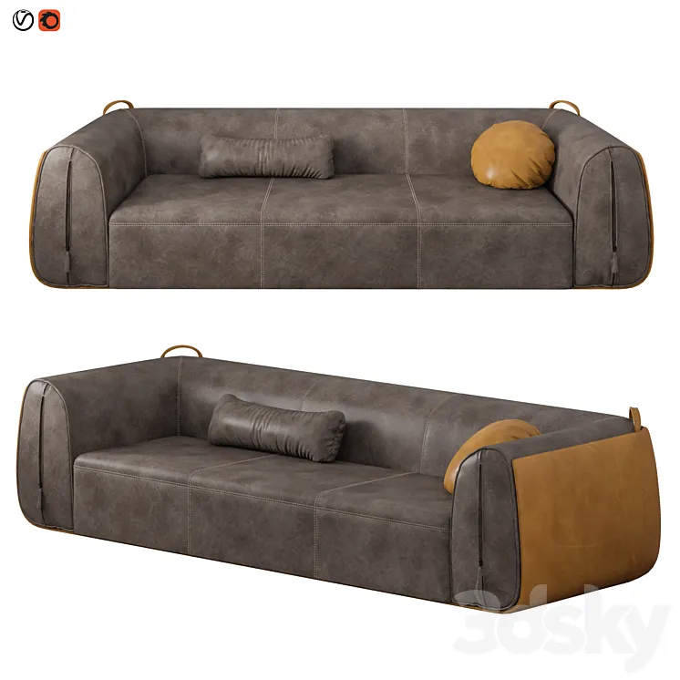 Meir Meir Collection Sofa 3D Model Free Download